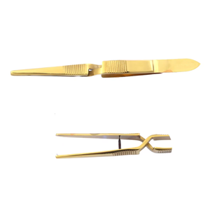 Pinzas de Acero Inoxidable de Titanio para Trasplante Capilar, Pinzas para Depilación y Extracción de Cabello, Instrumentos para Trasplante Capilar - Product Image 1