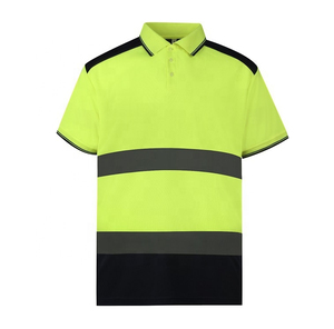 Vestes de sécurité d'hiver pour hommes Hi Vis 100% Polyester Vêtements de travail à manches courtes Logo personnalisable Vêtements de sécurité réfléchissants respirants - Product Image 4