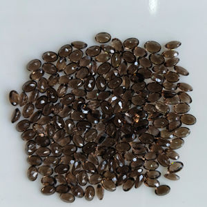 ควอตซ์สโมคกี้ธรรมชาติ 6x4 มม. รูปทรงวงรี คุณภาพดีที่สุด พลอยเม็ดเดี่ยวสำหรับทำเครื่องประดับ - Product Image 5