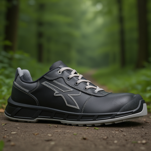 Safety Shoes for Men Size 45 W.11 Black/Grey Sinatra ESD - Product Image 3