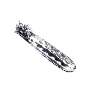 Bol de service à chips Design Leaf Meilleure qualité Plat de collations en métal de longue taille Fête de fête Fournitures de restaurant et d'hôtel Bol de service - Product Image 1