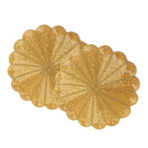 Sous-plats ronds en perles de haute qualité, faits à la main, écologiques, vintage, couleur unie, durables, pour mariage, maison, banquet - Product Image 5