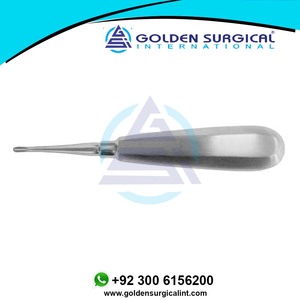 Élévateur apical dentaire droit en acier inoxydable de haute qualité, fournitures dentaires |   Instruments d'orthodontie et d'odontologie - Product Image 6