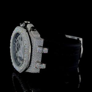 Custom Diamond Watch Stainless Steel 16mm Band Fashion Business Style for Resell - Product Image 3