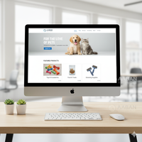 Tienda de suministros para mascotas, desarrollo de sitios web, expertos web de confianza que ofrecen plataformas de negocios de comercio electrónico modernas y asequibles