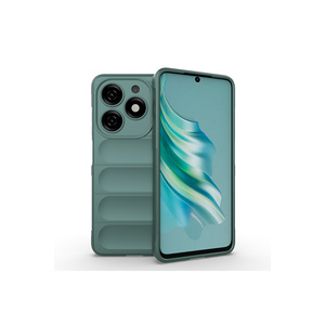 Coque en silicone TPU flexible bleu marine Netzy pour Infinix Hot 40i avec motif ethnique, dos creux et fonction anti-traces de doigts - Product Image 2