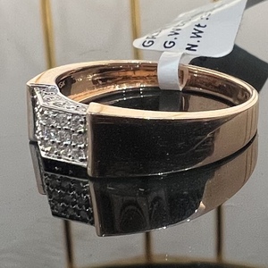 Bague en or massif certifié 14K 18K pour homme élégant pour un usage quotidien - Product Image 4