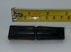 Decoración natural Cuerno de búfalo Silbato Bugle Sonando Instrumento de soplado - Product Image 4