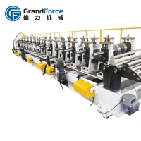 Machine de formage à froid de poutres en Z personnalisées à grande vitesse, marque GrandForce, certifiée CE, contrôlée par PLC, pour la fabrication de poutres en acier