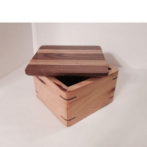 Caja de almacenamiento de madera natural para una vida sostenible - Product Image 3