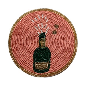 Elegante Posavasos para Botellas de Champán 2026, Soporte para Bebidas Hecho a Mano para Fiestas y Celebraciones - Product Image 1