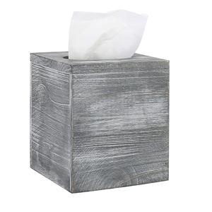 Caja de pañuelos de madera hecha a mano, la mejor cubierta de pañuelos decorativa más vendida, caja de pañuelos elegante de madera con forma cuadrada - Product Image 3