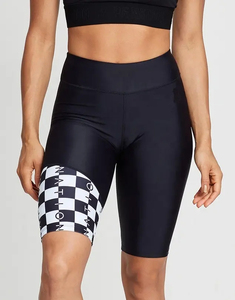 กางเกงขาสั้นผ้าไนลอนสแปนเด็กซ์สำหรับผู้หญิงกางเกงขาสั้นเอวสูงเอวสูงสีดำผ้าฝ้ายสแปนเด็กซ์ขนาดใหญ่พิเศษออกแบบได้ตามต้องการ - Product Image 5