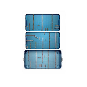 Contenedor de Instrumentos para Clavo Corto de Fémur Apfna, Caja Ortopédica Grande para Autoclave, Manual, 556x306x205 mm, Certificación CE ISO, Instrumentos Quirúrgicos - Product Image 4