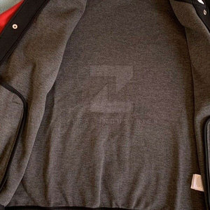Veste de survêtement pour homme sur mesure, 100% coton, qualité supérieure, streetwear d'hiver, respirante, écologique, col montant, devant - Product Image 5
