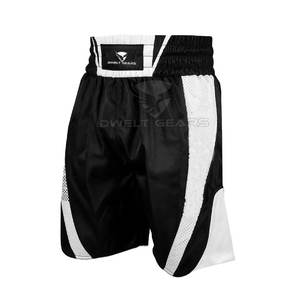 Pantalones cortos de boxeo personalizados de fábrica OEM 2024 para hombre, pantalones cortos de entrenamiento de Muay Thai, pantalones cortos de boxeo - Product Image 1