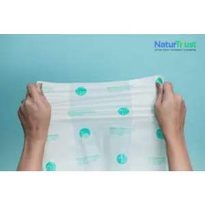 Sac à ordures biodégradable écologique déchets compostables rouleau PBAT plastique fabricant logo imprimé pour le stockage - Product Image 4