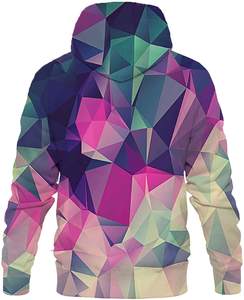 Venta al por mayor de alta calidad 400gsm-500gsm Sudadera con capucha de peso pesado para los hombres negro recortado cuerpo ajuste Anti-retráctil OEM suministro de sublimación - Product Image 4