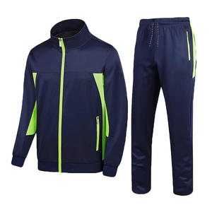 Venta al por mayor de alta calidad de los hombres conjunto de chándal de 2 piezas con cremallera completa Sweatsuit en estilo único y mejor calidad - Product Image 1