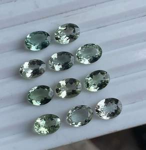 ทัวร์มาลีนสีเขียวมิ้นท์ธรรมชาติ รูปไข่ 6x8 มม. - Product Image 1