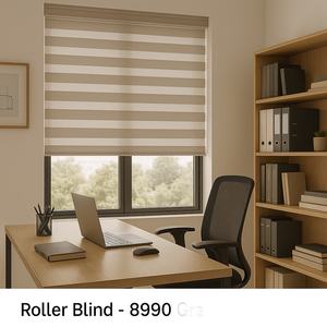 8890 persianas de cebra cuerda de cuentas de poliéster duradera personalizable cubiertas de ventana integradas con persianas y persianas - Product Image 4