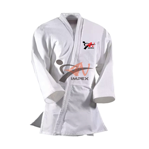 Professional High Quality 100% Cotton Judo <b>Karate</b> & Jiu Jitsu Uniform Custom Logo Martial Arts Wear - Product Image 2