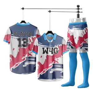 Camiseta de fútbol retro personalizada para hombre, camiseta de fútbol de entrenamiento, uniforme de equipo de club retro, ropa deportiva con técnica de corte automatizado - Product Image 1