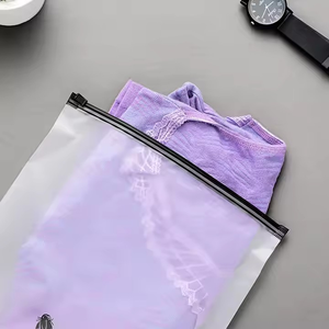 Best quality Biodegradable Matte Frosted Zipper Packaging BagsLogo Printed TShirtGarment Clothing <b>Zip</b> Lock Biodegradable Plastic - Product Image 6