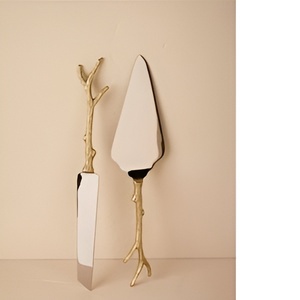 Hot Selling Brass Handle Cake Server <b>Set</b> Superior Quality Cake <b>Spatula</b> and Server <b>Set</b> Latest Design Less Price - Product Image 4