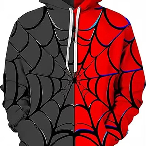 Sudadera con Capucha de Araña, Fabricante de Alta Calidad, Nuevo Estilo Profesional, Sudaderas con Cremallera para Hombre, Sudaderas Personalizadas al por Mayor para Hombre - Product Image 2