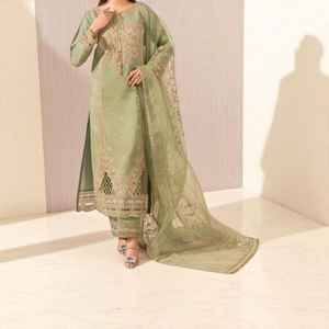 ชุดสلوار คามีซผู้หญิงทันสมัย ชุดลำลองสองชิ้น ผ้าเนื้อนุ่ม เสื้อแขนยาว กางเกงขายาว เหมาะสำหรับทุกฤดูกาล กิจกรรมประจำวัน - Product Image 5