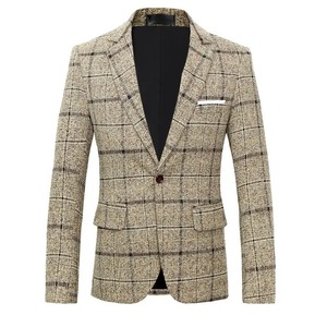 Tissu personnalisé 100% Stretch Blazer Business Top avec Caractéristique Respirante Col Bouton Manteau De Smoking Floral Jacquard Robe Blazers - Product Image 1