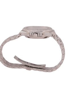 Reloj de pulsera de diamante VVS Moissanite de alta calidad para hombre, superventas, banda de acero inoxidable, movimiento japonés, estilo Hip Hop helado - Product Image 3