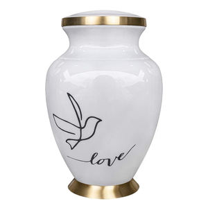 Urna Funeraria para Cenizas de Adultos, Urna Conmemorativa de Latón para Guardar Cenizas Humanas, Precio Económico, Diseños Personalizados, Últimos Modelos Americanos, Artículos Funerarios - Product Image 2