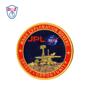 Heat-<b>press</b> Round Parches Custom <b>Iron</b> on Circle Embroidered Badges for Garment Accessories - Product Image 3