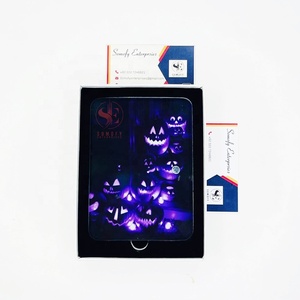 Nouvelles tuiles à cils d'Halloween avec aimant, vente en gros, logo personnalisé, support à cils en acrylique, palette pour extensions de cils, durable - Product Image 4
