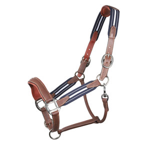 Le Stressless Halter est fabriqué en cuir grainé avec une muserolle rembourrée en cuir de veau et une couronne à offrir - Product Image 4