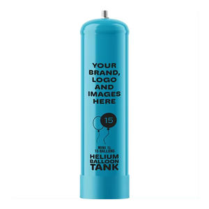 High-Quality 1L Mini Steel OEM Helium <b>Gas</b> Cylinders Safe & Portable <b>for</b> Party <b>Balloons</b>, Fits Standard <b>Gas</b> Equipment - Product Image 1