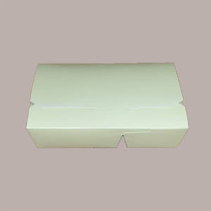 60 Compartmented for <b>Champagne</b> Paper Takeaway Food <b>Boxes</b> 195x140H45 Made From Durable Bagasse Material - Product Image 2