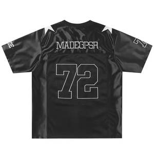 Camiseta de fútbol de sublimación negra personalizada OEM para adultos, uniforme de entrenamiento de fútbol transpirable, ropa de fútbol Premium, camiseta de fútbol - Product Image 2