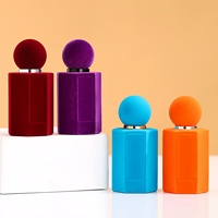 Flacons de parfum en verre transparent en gros, flacon en verre floqué, idéal pour la personnalisation et les étiquettes personnalisées