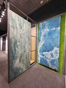 Calacatta Dalle de porcelaine polie extra grand format aspect marbre blanc 1600x3200mm pour la décoration intérieure - Product Image 4