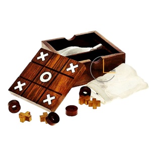 Bằng Gỗ Tic Tac Toe Trò Chơi Lý Tưởng Món Quà Sinh Nhật Cho Trẻ Em Và Gia Đình Hoàn Hảo Bàn Trang Trí Cho Đám Cưới Và Trò Chơi Học Tập - Product Image 4