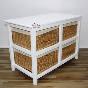 Artex Dong thap ตู้เก็บของงานฝีมือในเวียดนามพร้อมเชือกหญ้าทะเลและผักตบชวาสำหรับตกแต่งบ้าน - Product Image 2