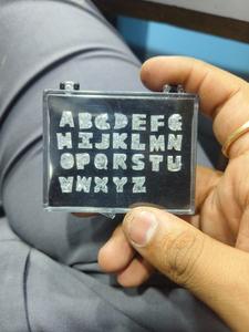 Diamant RARE de laboratoire, taille fantaisie en forme de lettre, pour pendentifs et bagues magnifiques - Product Image 2