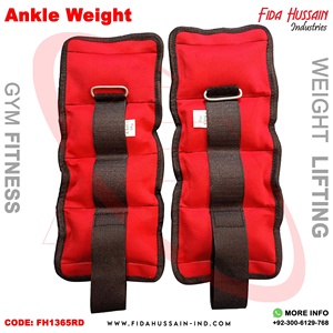 น้ำหนักข้อเท้าสีแดงสำหรับวิ่งจ๊อกกิ้งทำจากวัสดุนีโอพรีนที่ระบายอากาศน้ำหนักข้อเท้า - Product Image 5