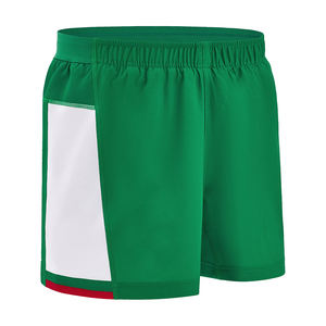 Shorts de rugby de qualité supérieure, couleur verte, polyester, taille élastique, vêtements de sport, short de rugby pour équipe adulte - Product Image 1