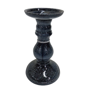 Assiette ronde en métal à patine grise pour la décoration de la maison et de l'hôtel, assiettes de service faites à la main - Product Image 6