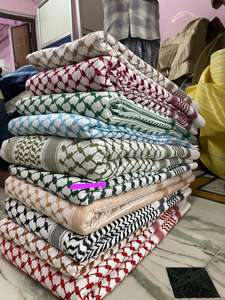 Nuevo Pañuelo Arafat Keffiyeh, Cuadrado, de Algodón, Kuffiyeh, Ghutra, Hatta, Multiusos, Musulmán, Unisex, para Todas las Temporadas - Product Image 5