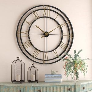 Reloj de Pared Decorativo Clásico de Hierro para Sala de Estar, Ofrece un Estilo Atemporal y una Construcción Duradera - Product Image 6
